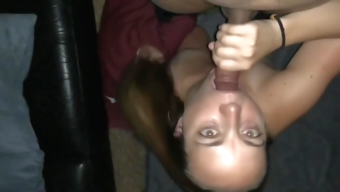 Interracial video with a hot brunette and a guy with a hard cock