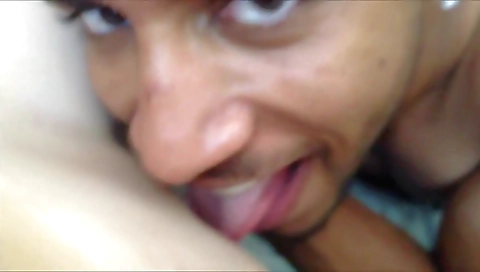 A brunette babe gets fucked in a interracial xxx clip