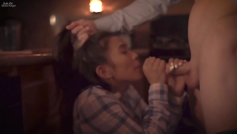 Asian milf with big boobs gets fucked by her boyfriend