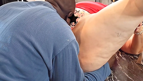 Mature milf with a large body fucked by an old guy