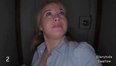 Sexy blonde fucks 10 horny men in an interracial threesome