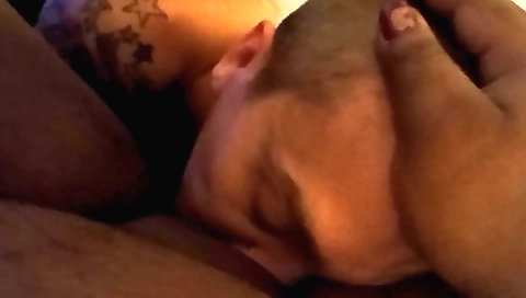 Stepson is making love to ebony milf with big tits