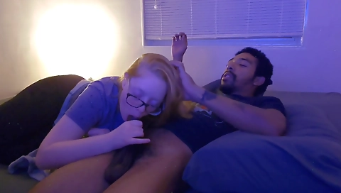 Webcam interracial porn video with a black dude and a blonde