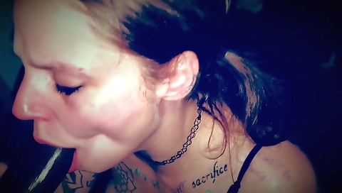 Hot amateur black pussy fucking with a great deepthroat