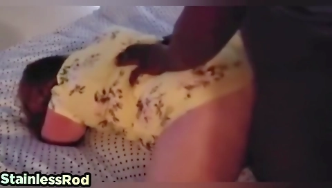 Amateur interracial blowjob with big boobies and tits