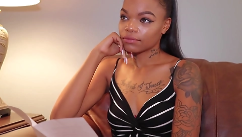 Horny brunette gets her pussy pipped on the shower floor