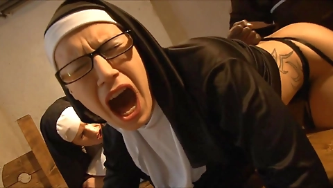 Busty woman is making a threesome with her stepsons