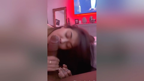 Tattooed up babe gets fucked in her big black cock