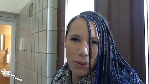 Melina public with perfect body gets fucked in public