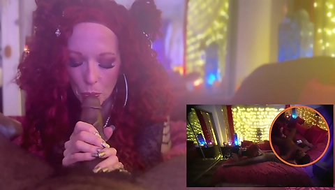 Mature brunette with hairy pussy and black cock in hd