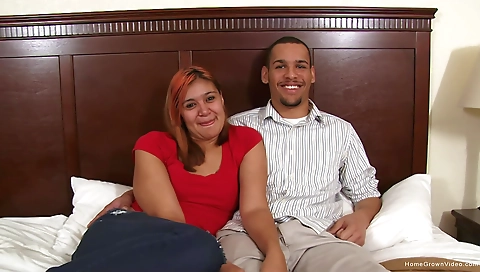 Hot girl with a sexy body is getting a dick fucked